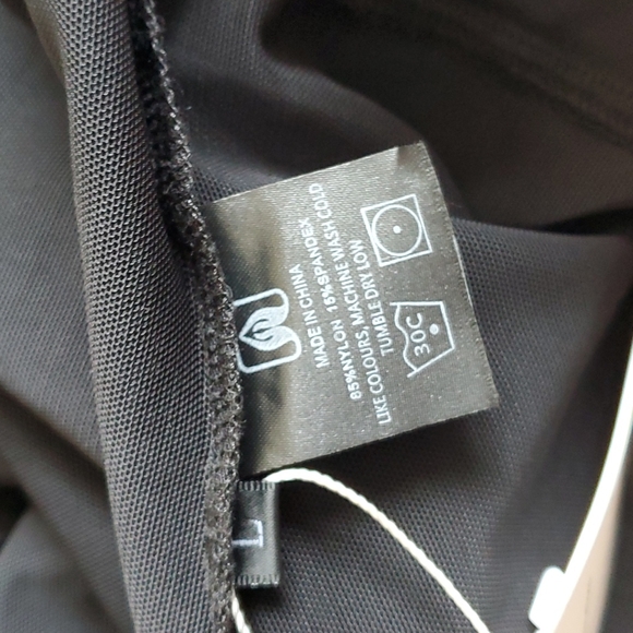 Women's Black Mesh Top - Picture 6 of 7